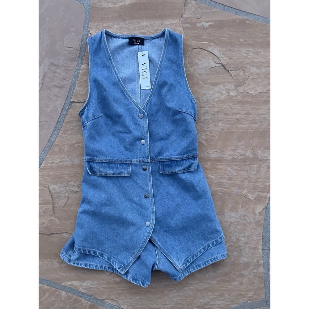 Vici Blue Jean Shorts